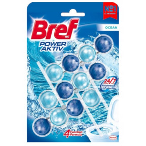 Туалетний блок Bref Power Aktiv Ocean 3×50 г